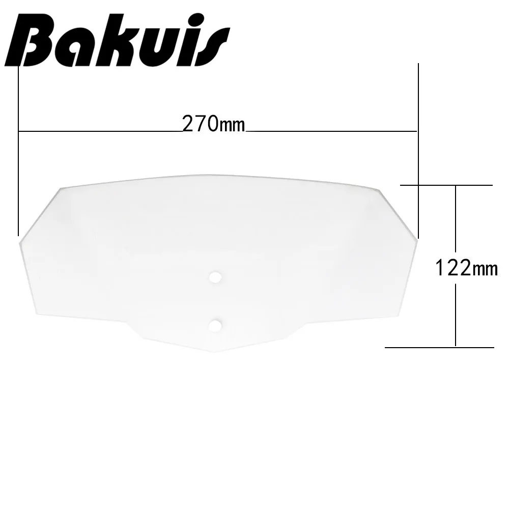 Universal Motorcycle Parts Windshield Windscreen For Honda Yamaha Suzuki Kawasaki BMW R1200gs ADVF700 Ducati Harley Wind Spoiler |