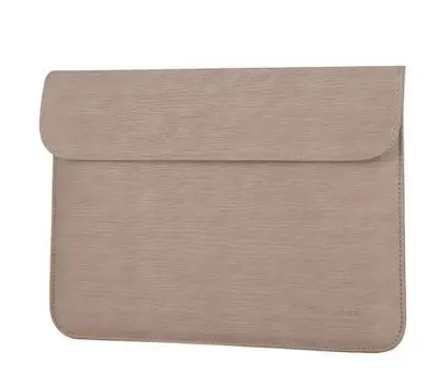 brown PU кожаный чехол для ноутбука 15,6 Для Macbook Air 13 чехол Pro retina 11 14 15 сенсорная панель для Xiaomi lenovo для женщин и мужчин чехол - Цвет: brown