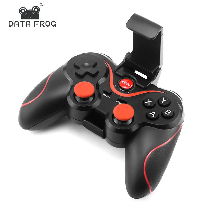 Данных лягушка беспроводной Android геймпад игровой контроллер для ПК для PS3 Bluetooth игровой джойстик для Android телефона для iphone телефона