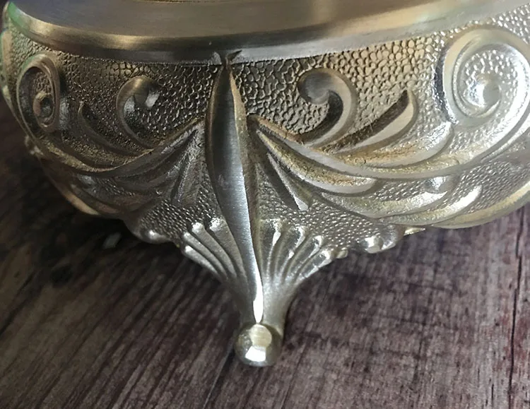Modern Chinese style antique copper round ashtray blossoming high-grade office 714 grams net room | Дом и сад