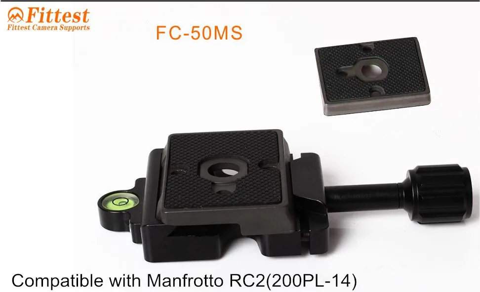 FC 50MS зажим с винтовой ручкой для Arca Swiss/Manfrotto RC2 200PL 14/Manfrotto RC4 410PL|fittest clamp|clamp manfrotto |