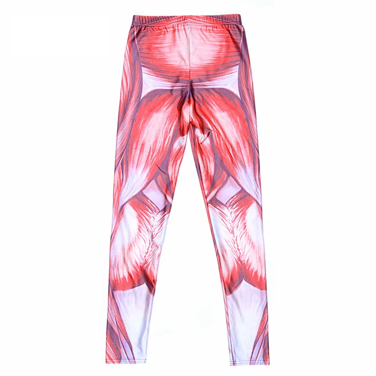 

Fashion Muscle Style Digital Painted Leggings Good Elastic Women Pants Drop shipping