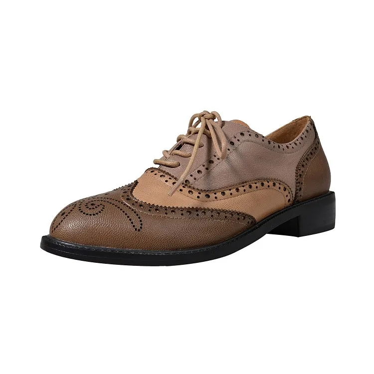 MLJUESE/женские туфли-лодочки из овечьей кожи Сезон осень-весна Цвет коричневый