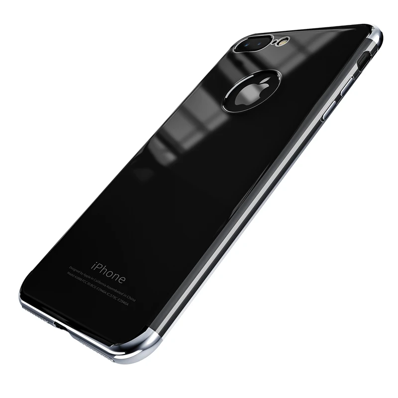 Roybens для iPhone 7 чехол из прозрачного силикона модный Ультра тонкий мягкий ТПУ
