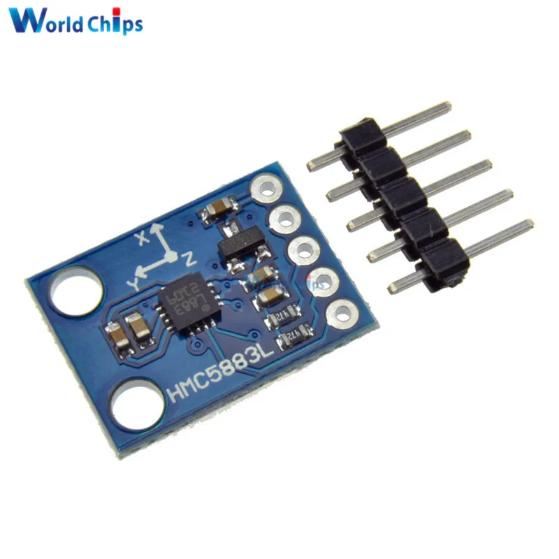 GY-273 3V-5V HMC5883L Triple Axis Compass Magnetometer Sensor Module For Arduino Three Magnetic Field | Электронные компоненты