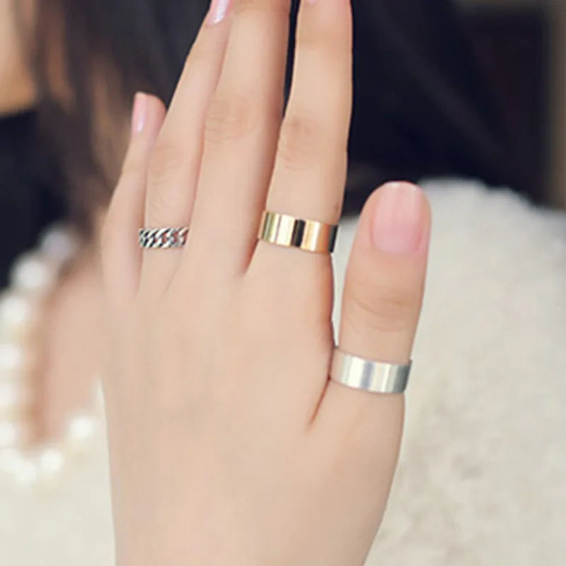 Женский комплект колец с резьбой в стиле ретро|foot ring|fashion rings womenring women |
