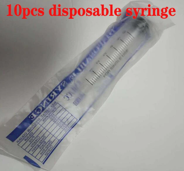 10pcs syringe Корея мезогун EZ отрицательное давление мезопистолет гидролифтинг вода инжектор иглы микрокристалл инъекции инструмент для ухода за кожей - Цвет: 10pcs syringe