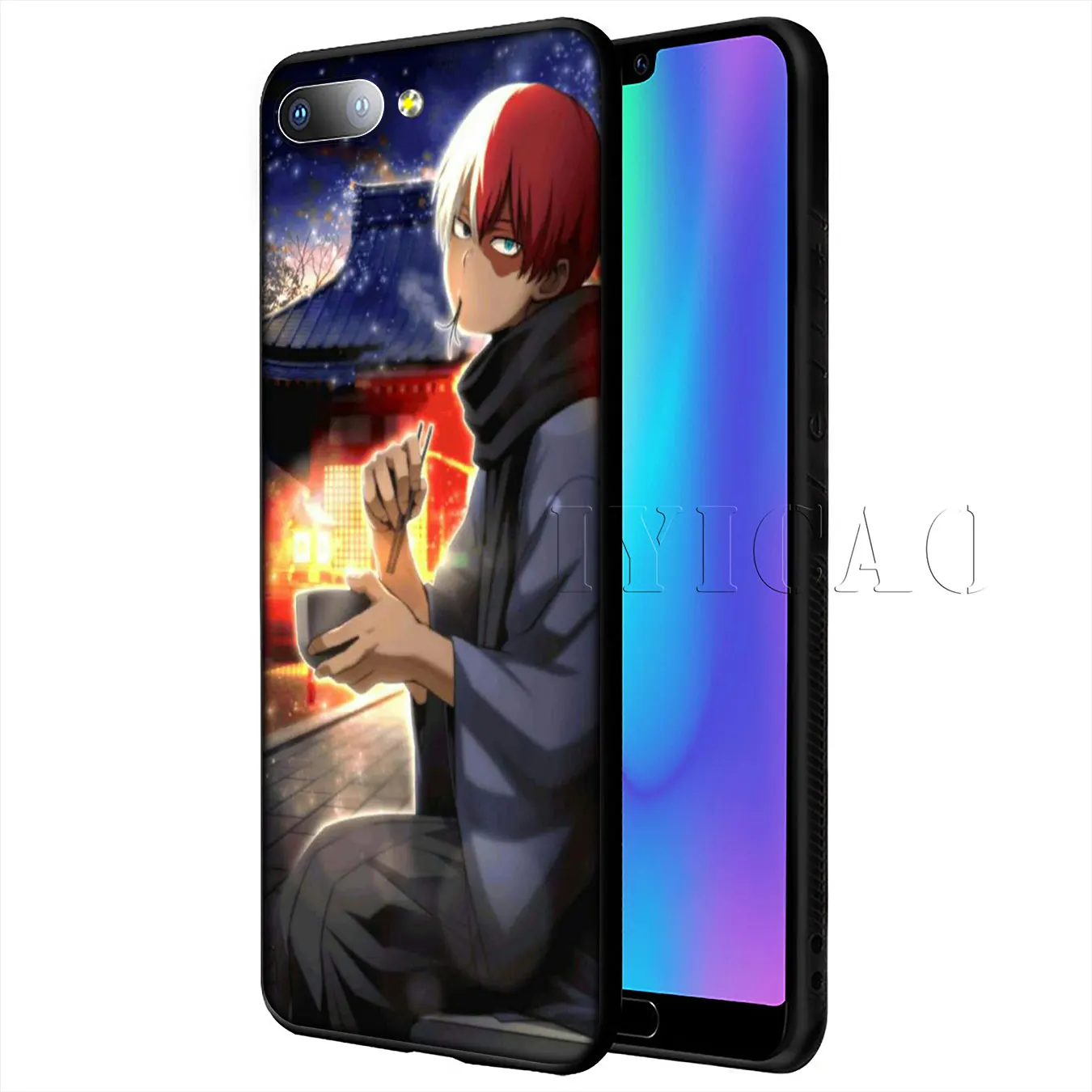 Мягкий чехол IYICAO My hero Academy Todoroki Shouto для Huawei P20 Pro P10 P8 P9 P30 Lite Mini 2017 P Smart 2019|Бамперы| |