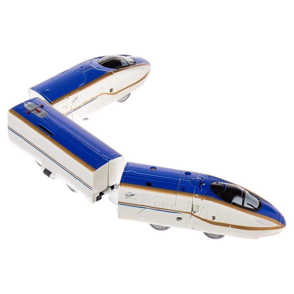 Игрушечный поезд Takara Tomy Plarail Shinkansen E7 Kagayaki деформационный робот шинкарион DXS03