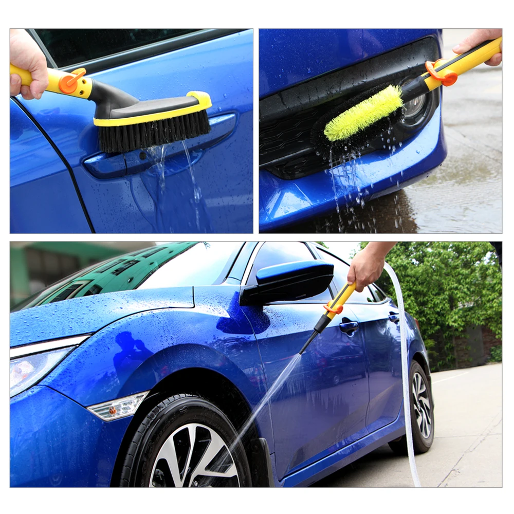 Вода через щетки мытья автомобиля Kit зубные с мягкой щетиной для автомобилей