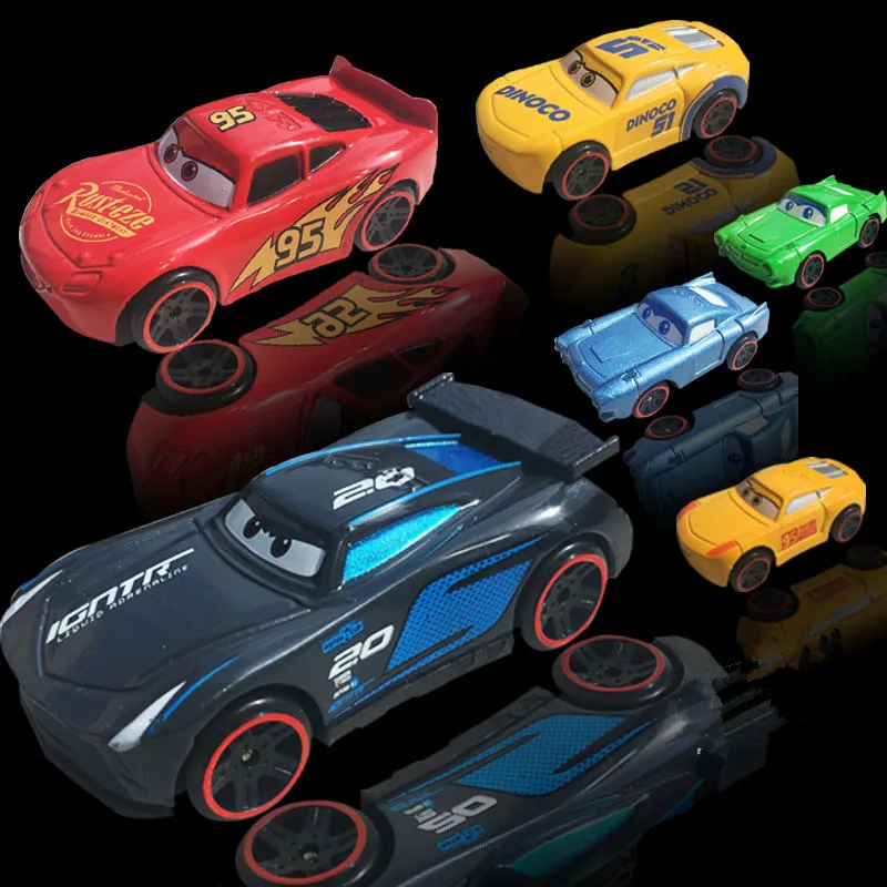 Модель автомобиля металлическая Pixar тачки 3 Молния Маккуин Джексон шторм литый