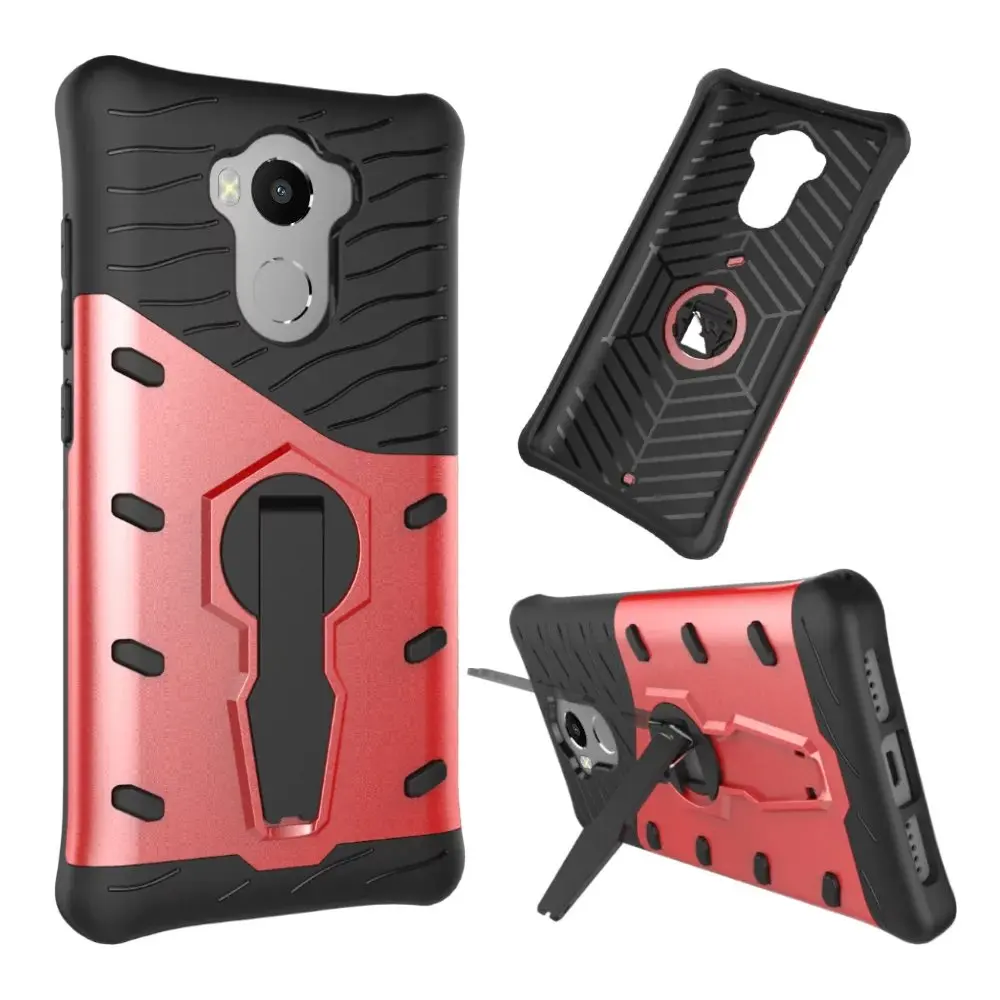 ARMOR Case для Xiaomi Redmi 4x4 4A 4Pro Note3 Note4X 3 S Гибридный задняя крышка Mi6 Mi5S 5 6splus подставка