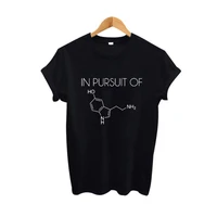 sugarbaby in pursuit of womens t shirt seratonin chemistry teacher t shirt unisex apparel graphic tee science geek funny tops