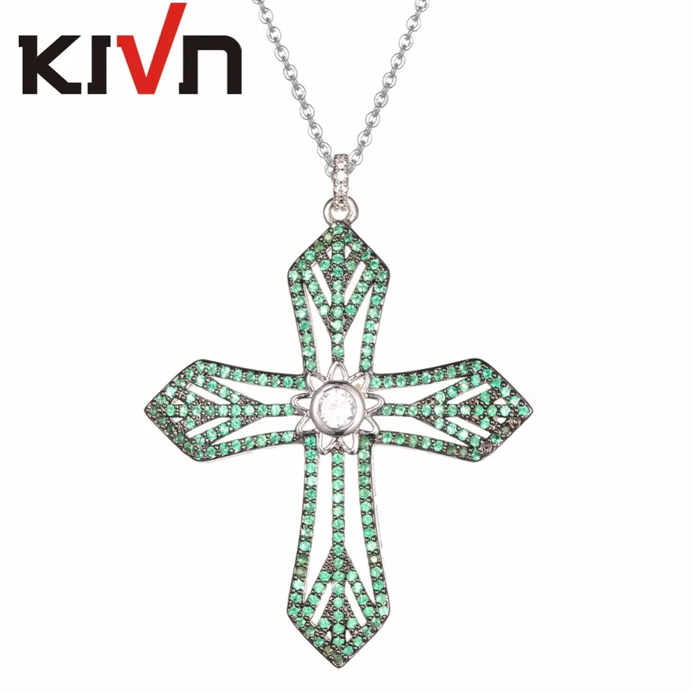 KIVN модные ювелирные изделия паве Королевский Синий CZ кубический цирконий