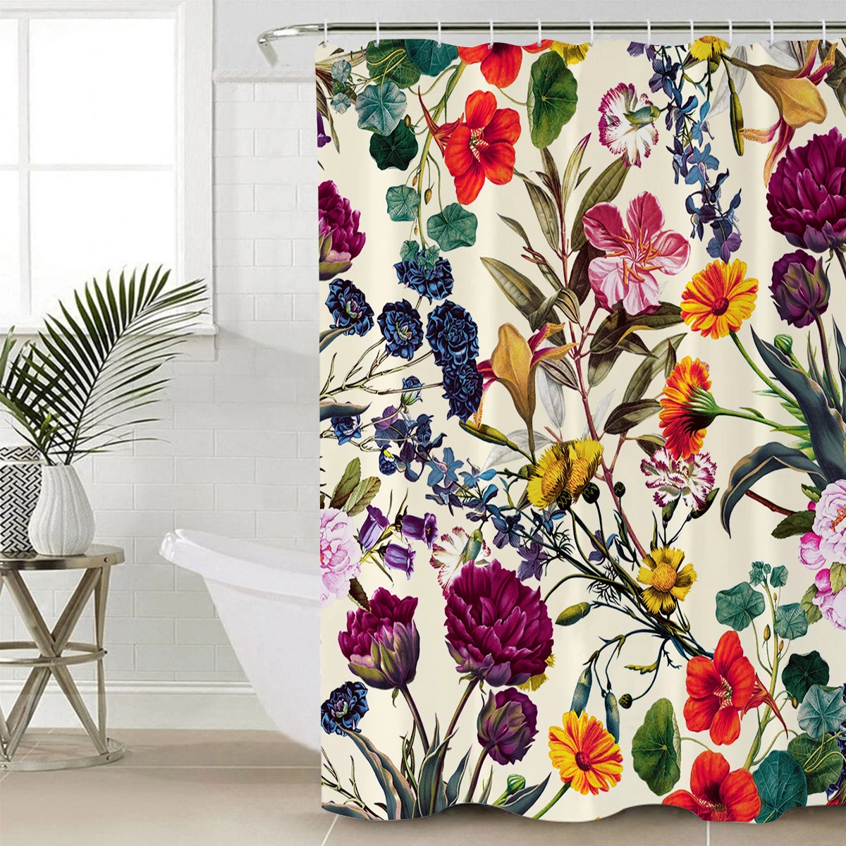 Водонепроницаемая занавеска для ванной с 3D принтом волшебная тканевая душа V