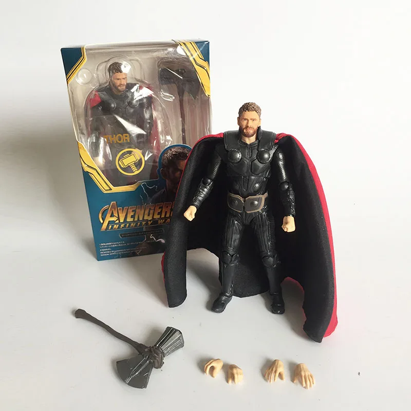 Figuarts Мстители Endgame 4 Infinity War Тор соколиный глаз, Черная Вдова танос Железный ПВХ фигурка Коллекционная модель игрушки подарок