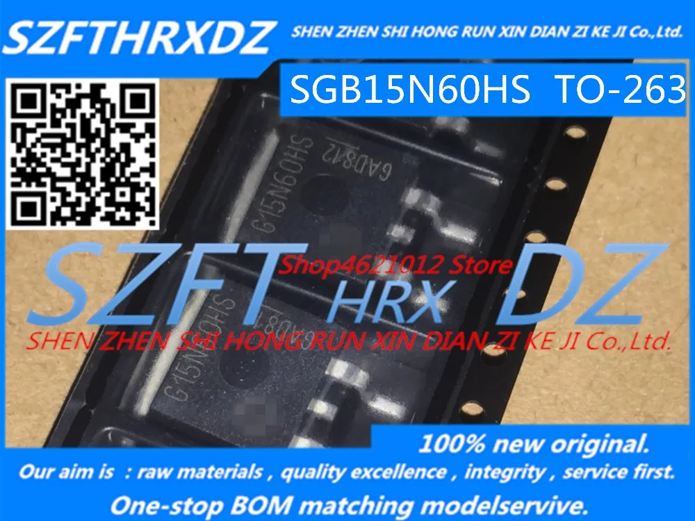 100% Новый оригинальный SGB15N60HS TO 263|Реле| |
