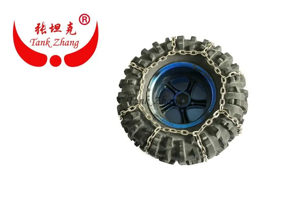 Tank Zhang / Heng Long 1/10 RC car truck запасные части металлическая цепь для снега/цепь