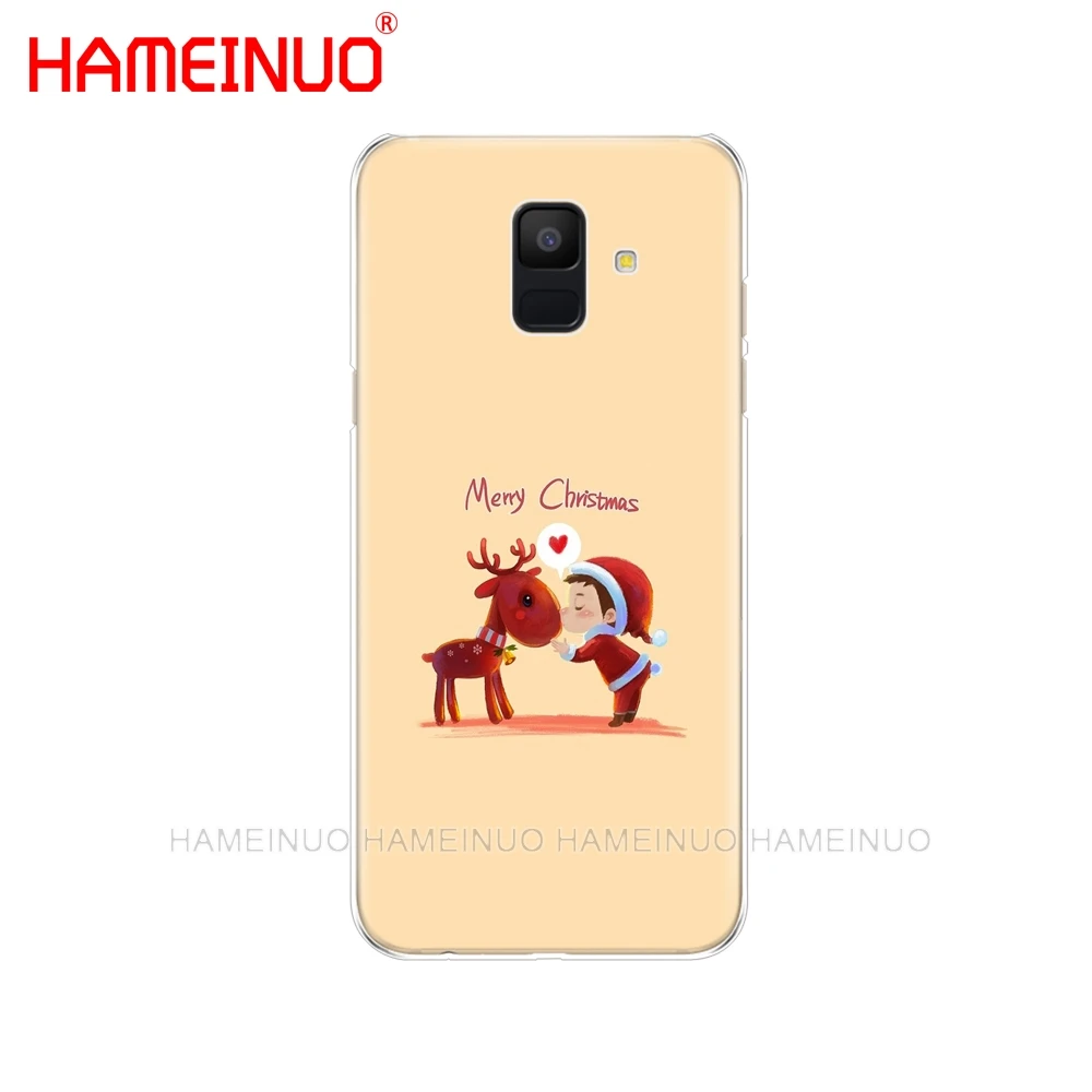 HAMEINUO Merry Christmas Санта Клаус Олень год чехол для телефона samsung Galaxy J4 J6 J8 A9 A7 A6 A8 PLUS j7 duo - Цвет: 43193