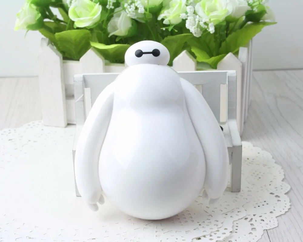 LIUSVENTINA милый большой белый чехол для контактных линз Baymax контейнер коробка