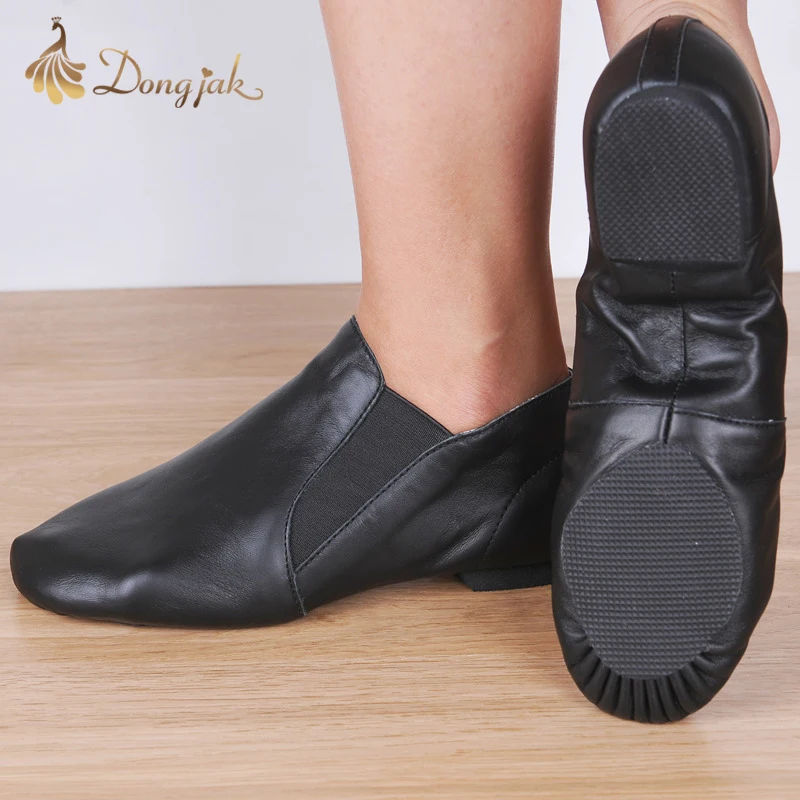 Dongjak Full Grain Leather Ballet Dancing Shoes for Women Latin Pointe Dance Shoes  Jazz Sneakers for Men