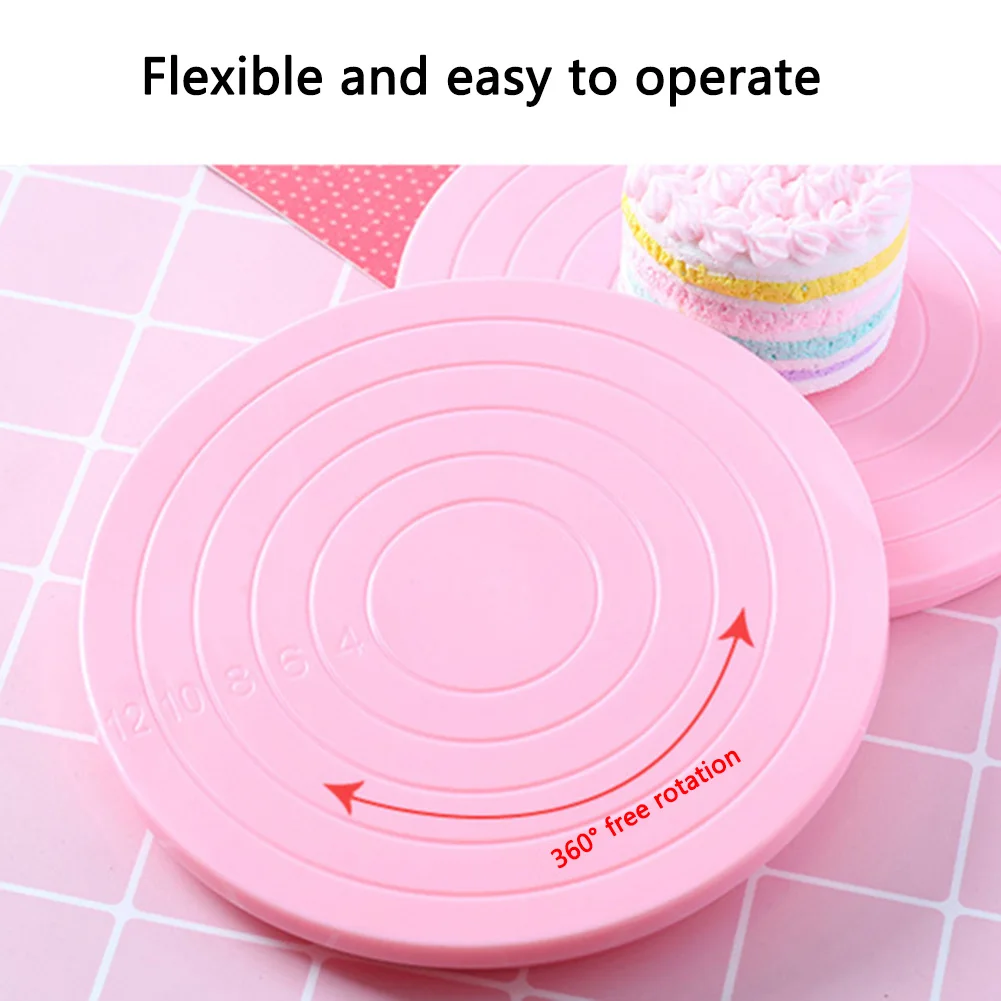 14cm DIY Rotating Cake Turntable Revolving Decorating Stand Platform Tool Cookie Biscuits | Дом и сад
