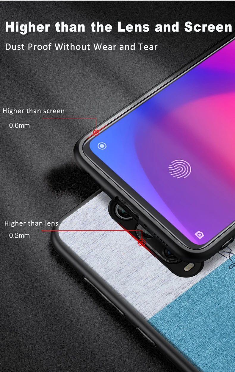 Для Xiaomi mi 9T чехол MOFI для Xiaomi mi 9T pro задняя крышка губка хлопковая ткань мягкий чехол для mi 9T pro фиолетовый розовый коричневый синий