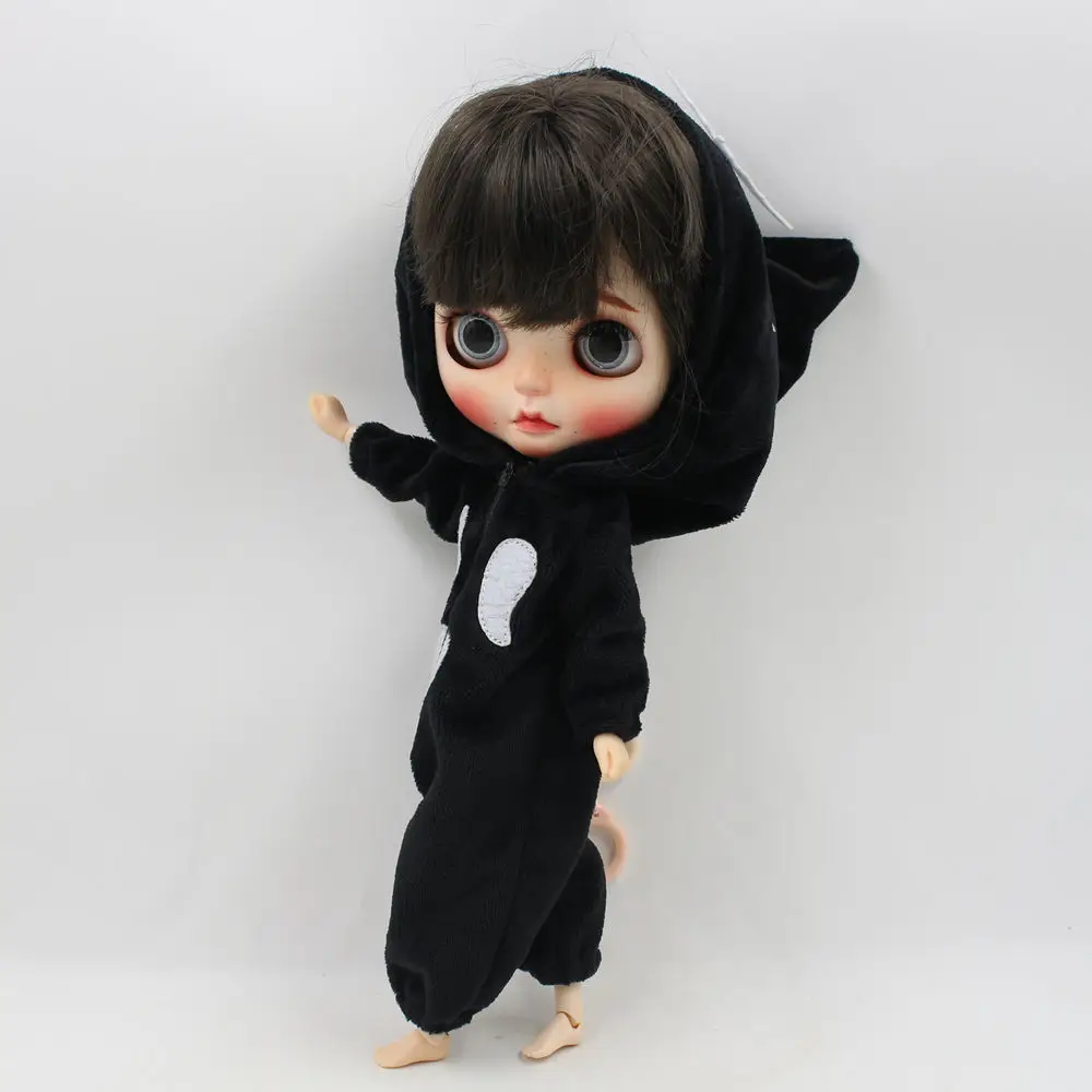 Наряды для куклы Blyth одежда сна на Хэллоуин повязка тыкву с накидкой костюм