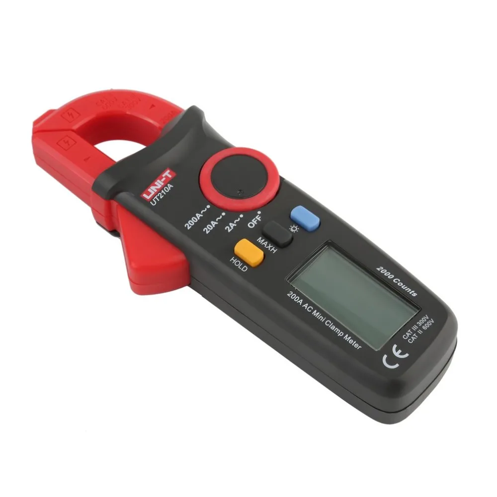 UT210A Mini Digital Clamp Meters AC/DC Current Voltage True RMS Auto Range VFC Capacitance Non Contact Multimeter | Инструменты