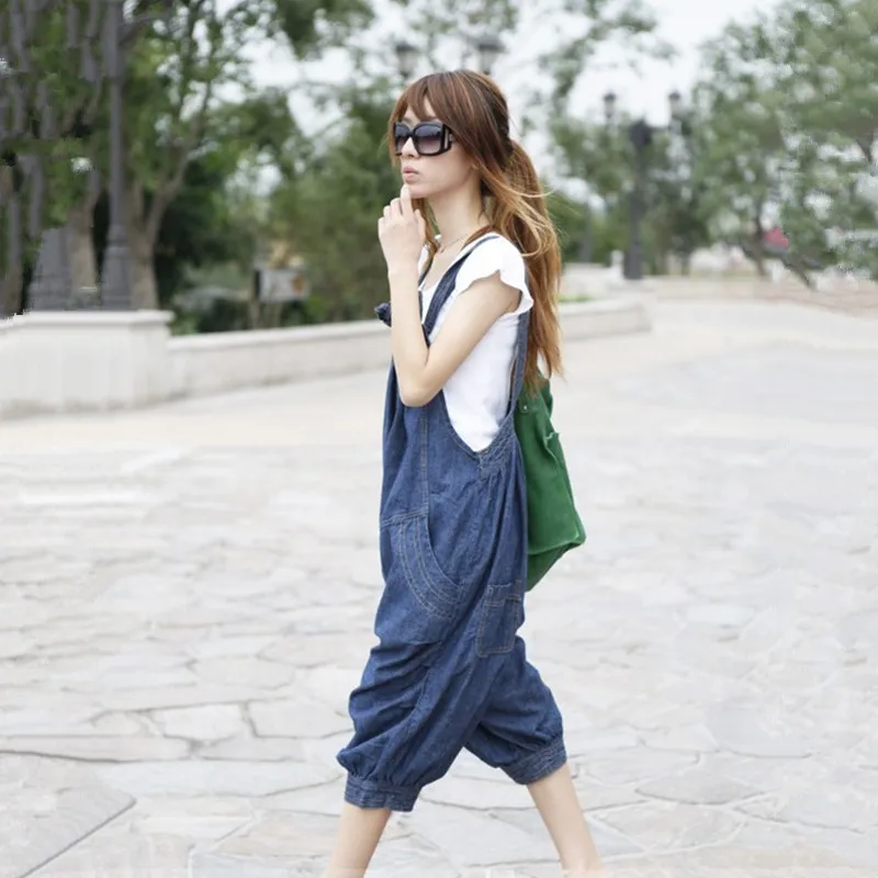 Бесплатная доставка 2017 Новый модный Свободный Повседневный джинсовый