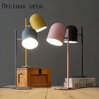 the nordic modern macarons candy color living room lamp simple creative study reading lamp free shipping