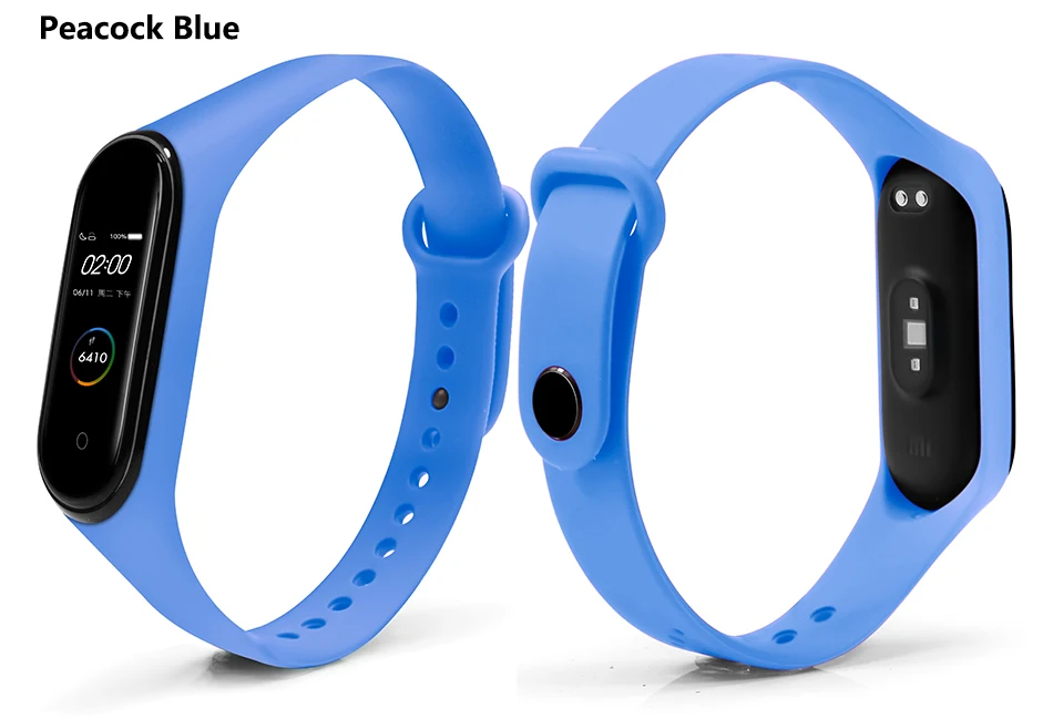 BOORUI mi band 4 ремешка модный новейший mi band 3 ремешок силиконовый водонепроницаемый ремешок Замена для xiaomi mi band 3 4 band