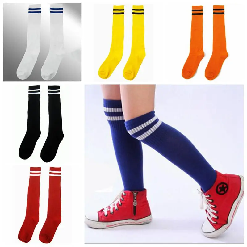 2017 г. Модные детские носки студенческие спортивные футбольные гольфы для
