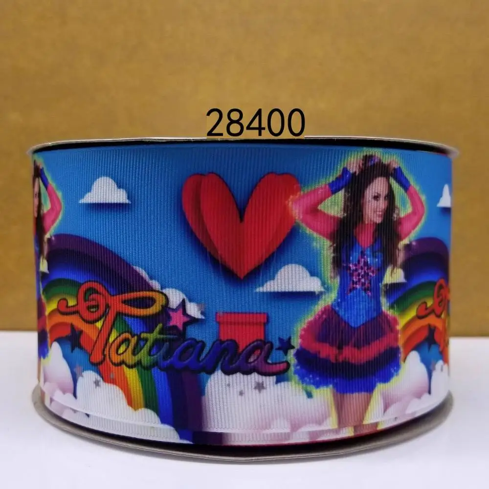 28400 50 двор мультфильм печатных grosgrain ленты 28471 - Цвет: 28400