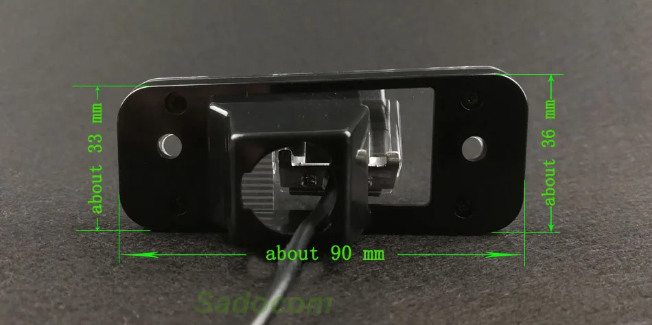 Автомобильная CCD камера заднего вида ночного видения Водонепроницаемая