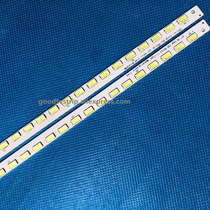 Из 2 предметов * 64 светодиодный Светодиодный подсветка полосы 47 &quotV6 край 6920L 0089B