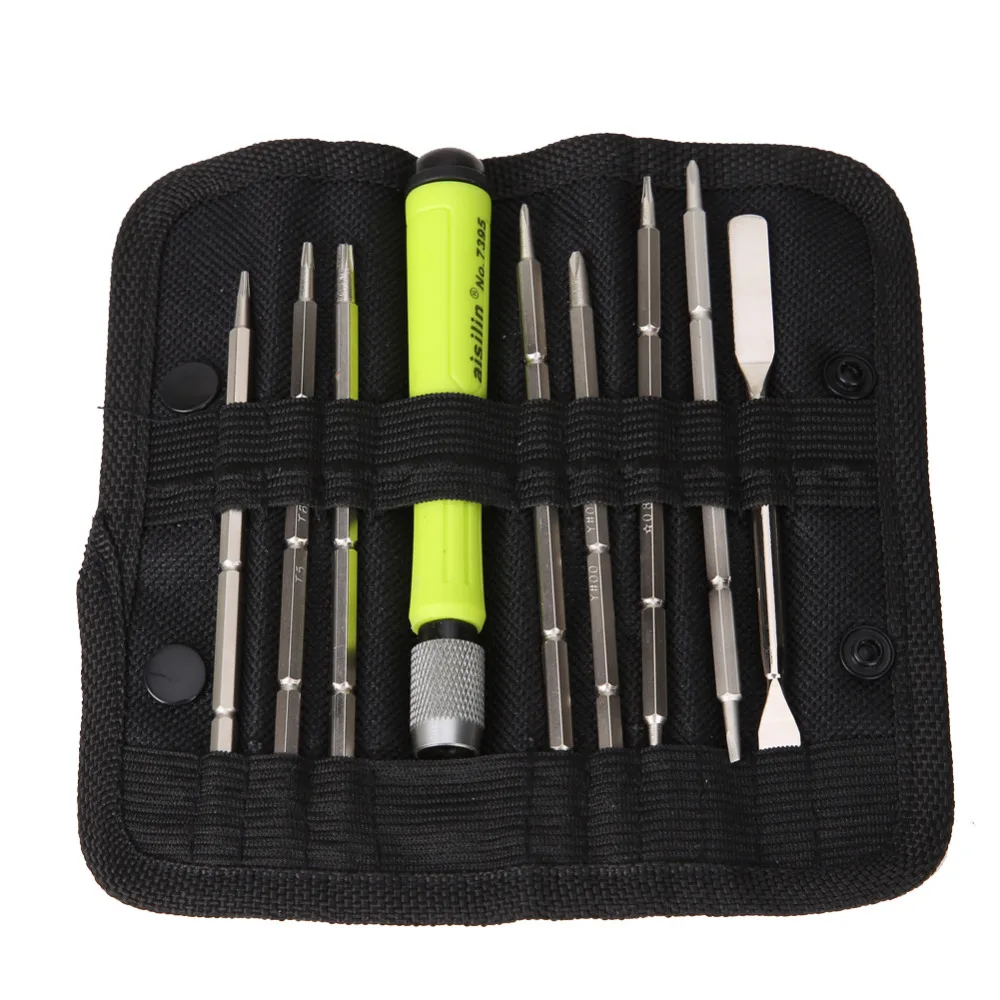 9 шт. 5 звезд 0 8 1 2 Torx T2 T4 T5 T6 PH00 PH000 щелевой набор драйверов для ремонта iPhone