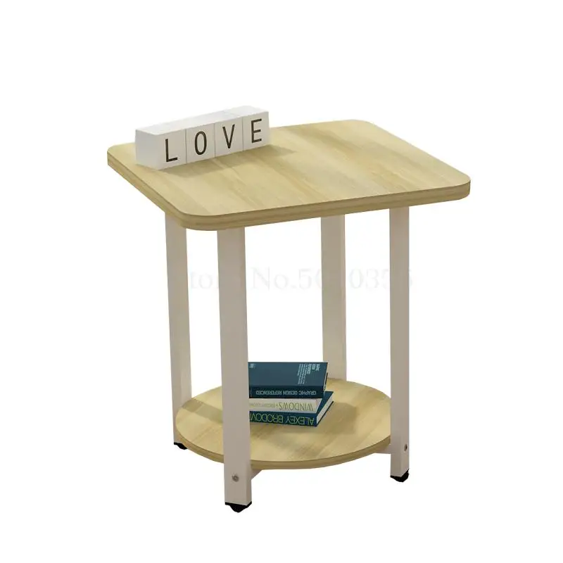 Простой Современный Креативный квадратный мини столик для спальни с диваном