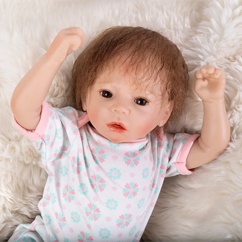 Кукла реборн OtardDolls 50 см Мягкая силиконовая виниловая младенец подарок на день
