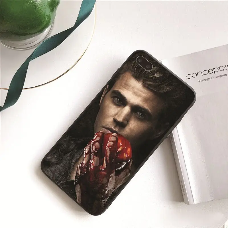 В Дневники вампира Женские туфли-лодочки с Телефон чехол для iphone 12 11 Pro Max 8 7 6 6S Plus X