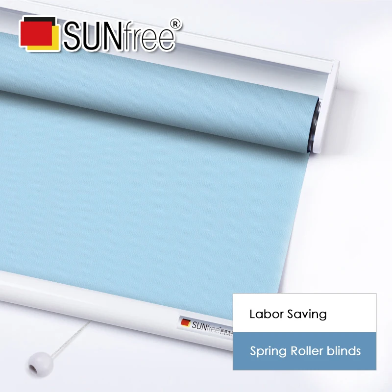 

SUNFREE Spring roller blinds Labor saving system Automatic roller blind for office/Kitch/Bedroom Made to Measure