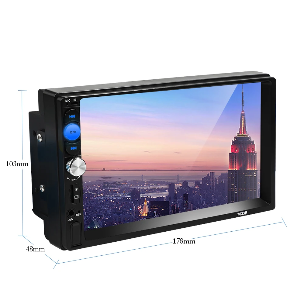 Автомагнитола LTBFM 2 din 7 "HD плеер MP5 сенсорный экран цифровой дисплей Bluetooth USB SD