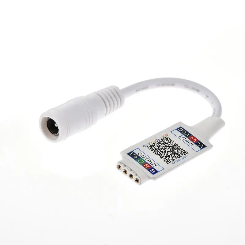 Мини RGB Bluetooth контроллер DC5V 12V 24V мини музыка световая полоса для светодиодная