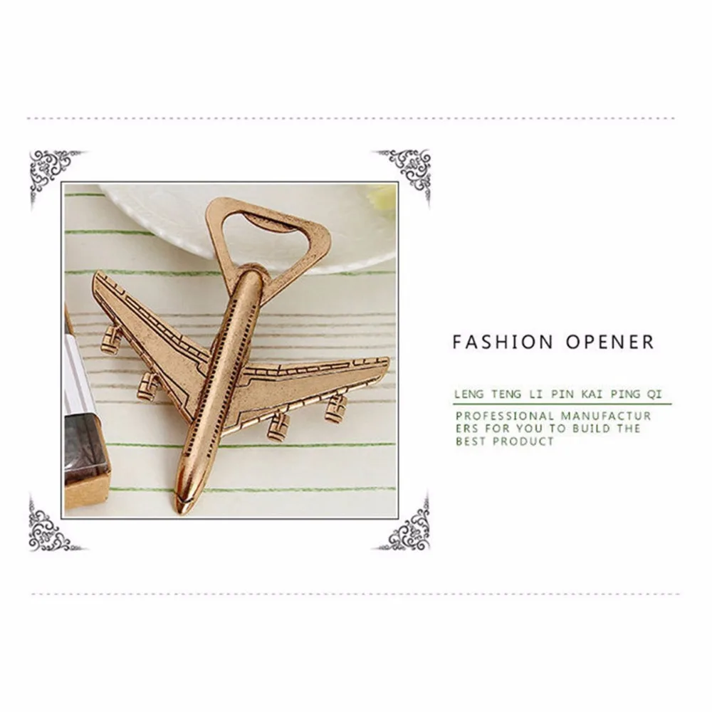 Алюминиевый сплав самолет открывалка для бутылок античный Самолет Форма