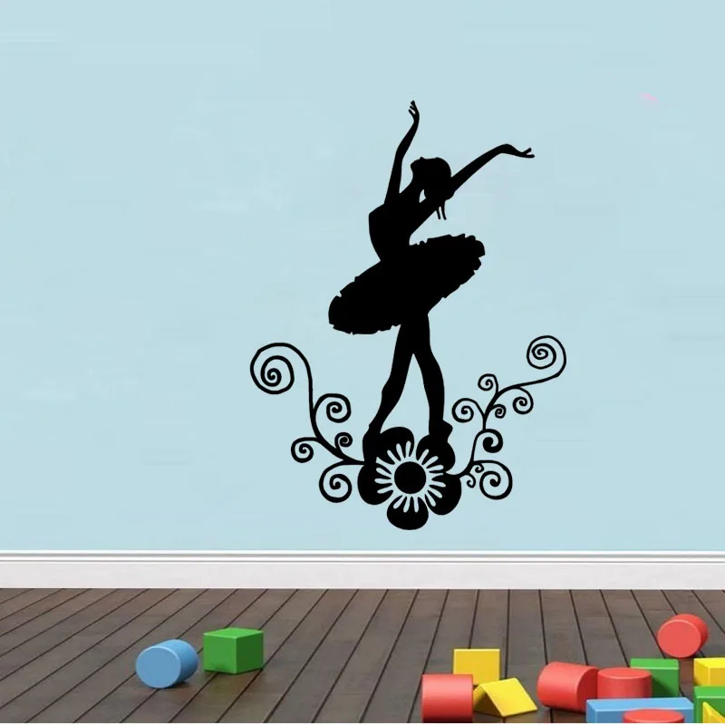 YOJA 45 см * 60 Красивая Настенная Наклейка для гимнастики и танцев декор из ПВХ кухни
