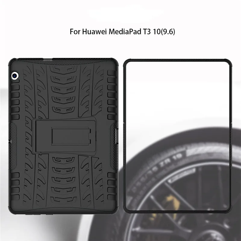 Ударопрочный чехол для huawei MediaPad T3 10 9 6 дюйма ПК + ТПУ гибридный бронированный