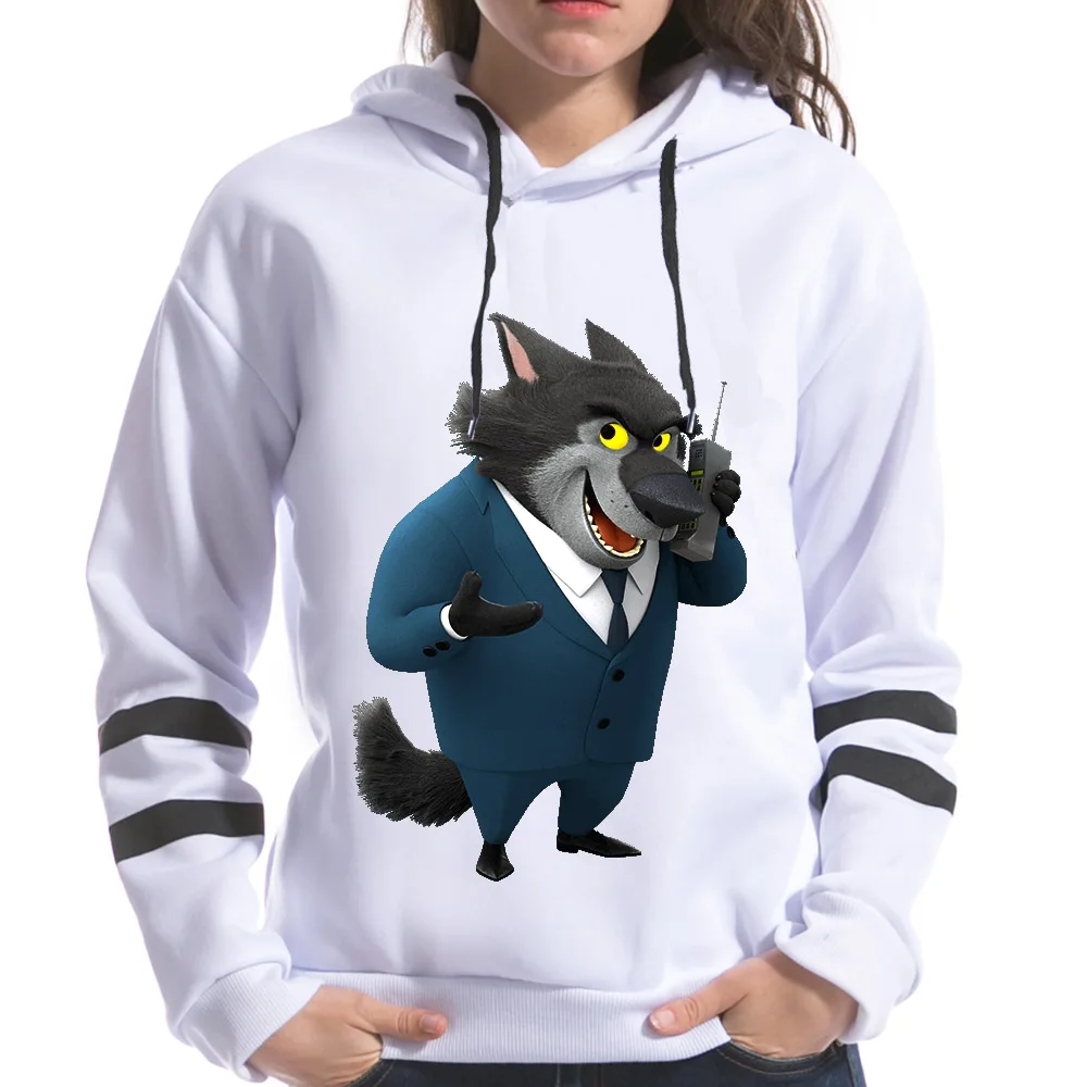 2017 весенние женские толстовки с капюшоном длинным рукавом новая мода Harajuku Rock Dog