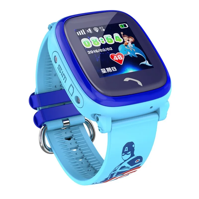 DF25 GPS Smart Watch SOS Call IP67 Waterproof Smartwatch for Child Kids Safe Device Tracker Anti-Lost pk Q50 Q90 Q100 Drop ship |