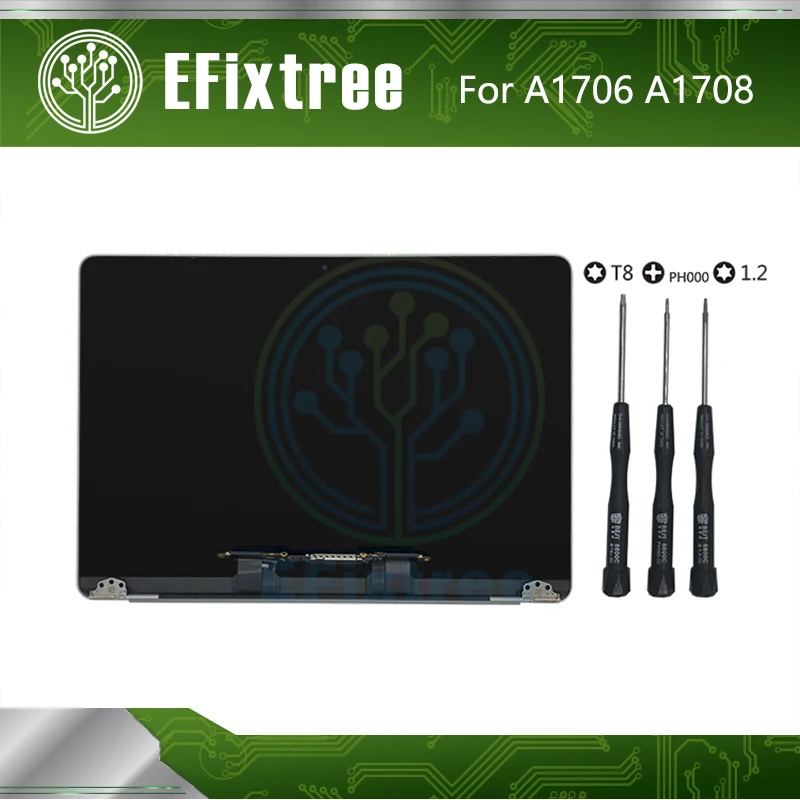 Серебристо-серый late mid 661-05096 для Macbook Pro retina 1" A1706 A1708 ЖК-экран в сборе MLH12LL/A EMC 3163 3071