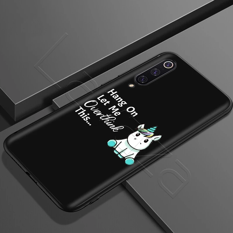 Чехол Lavaza с надписью Let Me Overthink для Xiaomi Redmi Note 8 8A 7 6 6A 5 5A 4 4X 4A Go Pro Plus Prime|Бамперы| |